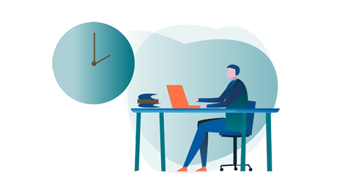 Illustratie meer of minder werken